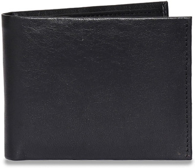 Chisel Men Black Genuine Leather Wallet(3 Card Slots)