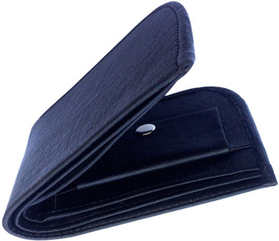 FRIENDS & COMPANY Men Black Artificial Leather Wallet(8 Card Slots)