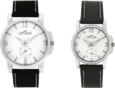 Optima OPT-3453G/3454L (PR) Couple Edition Watch - For Men & Women