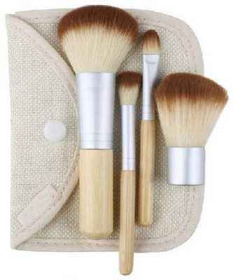 NESA 4 Pcs Makeup Brush Kit with Natural Bamboo Handle (Free Makeup Sponge)(Pack of 1)
NESA 4 Pcs Makeup Brush Kit with Natural Bamboo Handle (Free Makeup Sponge)(Pack of 1)