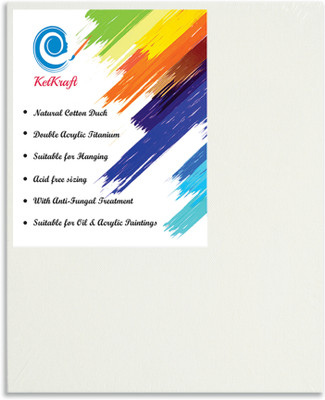 KetKraft White Canvas Panel Combo Pack Linen Acid Free Primed Canvas Board (Set of 4)(White)
KetKraft White Canvas Panel Combo Pack Linen Acid Free Primed Canvas Board (Set of 4)(White)