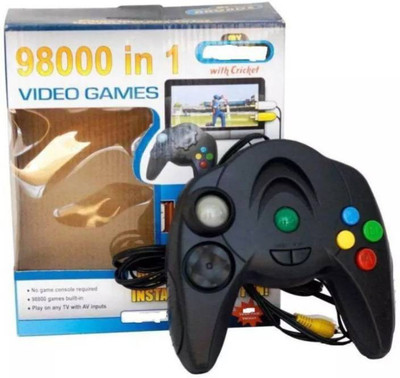 Goyal Traders GM-98000 IN1-VGC Controller For Play on any TV with AV inputs 98000 GAMES GB with Sports- Racing Action - Puzzles and much more games(Black)
Goyal Traders GM-98000 IN1-VGC Controller For Play on any TV with AV inputs 98000 GAMES GB with Sports- Racing Action - Puzzles and much more games(Black)