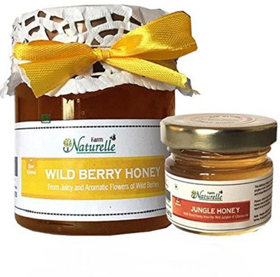 Farm Naturelle The Finest 100% Pure Raw Natural Honey Unprocessed Honey -1 Wild Berry-Sidr Forest Honey (250 Gms) with Another Flower Honey (40 Gms)(290 g, Pack of 2)
Farm Naturelle The Finest 100% Pure Raw Natural Honey Unprocessed Honey -1 Wild Berry-Sidr Forest Honey (250 Gms) with Another Flower Honey (40 Gms)(290 g, Pack of 2)