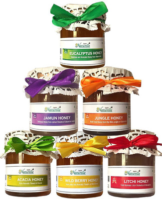 Farm Naturelle Raw Honey Of 6 Flavours - Jungle,Jamun, Litchi,Eucalyptus,Wild Berry,Acacia Honey (250 Gms X 6)(1500 g, Pack of 6)
Farm Naturelle Raw Honey Of 6 Flavours - Jungle,Jamun, Litchi,Eucalyptus,Wild Berry,Acacia Honey (250 Gms X 6)(1500 g, Pack of 6)