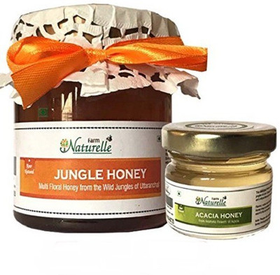 Farm Naturelle Pure Raw Forest Honey-250 Gms With 40 Gms Of Another Flower Honey(290 g, Pack of 2)
Farm Naturelle Pure Raw Forest Honey-250 Gms With 40 Gms Of Another Flower Honey(290 g, Pack of 2)