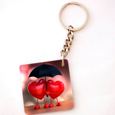 RGUC 117 Wooden Love Theme Key Chain