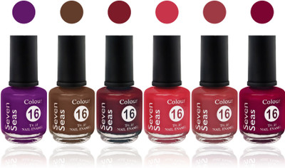 seven 7 seas cosmetics makeup velvet matte nail polish Premium multicolor Collection Combo shade 18
seven 7 seas cosmetics makeup velvet matte nail polish Premium multicolor Collection Combo shade 18