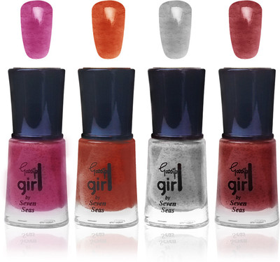 seven seas cosmetics makeup gossip girl glitter nail polish fashion multicolor 6785 set of 4 pink,orange,silver,maroon
seven seas cosmetics makeup gossip girl glitter nail polish fashion multicolor 6785 set of 4 pink,orange,silver,maroon