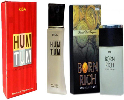 Riya BORN RICH PERFUME BODY SPRAY 150 ML + HUM TUM PERFUME BODY SPRAY 150 ML Eau de Parfum - 150 ml(For Men & Women)
Riya BORN RICH PERFUME BODY SPRAY 150 ML + HUM TUM PERFUME BODY SPRAY 150 ML Eau de Parfum - 150 ml(For Men & Women)