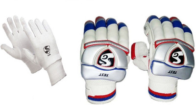 SG Combo of Two- One Pair of 'Test' Batting Gloves (Right Handed) and One Pair of 'Club' Inner Gloves (Color On Availability)- Batting Gloves (Men, Multicolor)
SG Combo of Two- One Pair of 'Test' Batting Gloves (Right Handed) and One Pair of 'Club' Inner Gloves (Color On Availability)- Batting Gloves (Men, Multicolor)