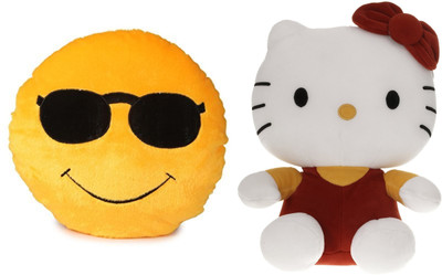 MTC Cool Dude Smile Cushion (32cm)Combo With Kitty (30cm) Stuffed Toy - 30 cm(Yellow)
MTC Cool Dude Smile Cushion (32cm)Combo With Kitty (30cm) Stuffed Toy - 30 cm(Yellow)