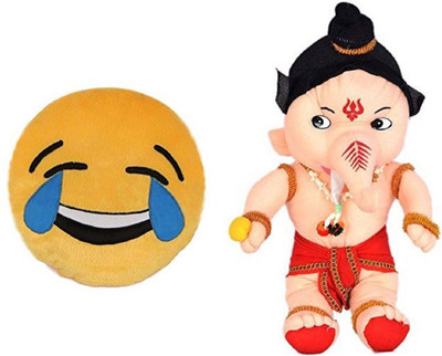 MTC Laughing Tears Smile Cushion (32cm)Combo With Ganesha (32cm) Stuffed Toy - 32 cm(Yellow)
MTC Laughing Tears Smile Cushion (32cm)Combo With Ganesha (32cm) Stuffed Toy - 32 cm(Yellow)
