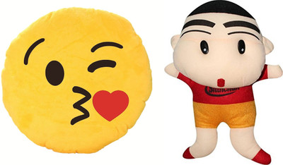 MTC Kissing Soft Smile Cushion (32cm)Combo With Shinchan (40cm) Stuffed Toy - 40 cm(Yellow)
MTC Kissing Soft Smile Cushion (32cm)Combo With Shinchan (40cm) Stuffed Toy - 40 cm(Yellow)