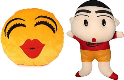 MTC Soft Kiss Smile Cushion (32cm)Combo With Shinchan (40cm) Stuffed Toy - 40 cm(Yellow)
MTC Soft Kiss Smile Cushion (32cm)Combo With Shinchan (40cm) Stuffed Toy - 40 cm(Yellow)