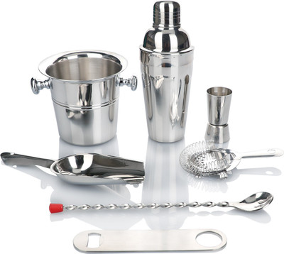 Urban Snackers 7 - Piece Bar Set(Stainless Steel)