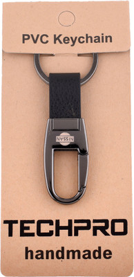 Techpro Black Leatherite with Black metal Nissan Locking Key Chain(Multicolor)
Techpro Black Leatherite with Black metal Nissan Locking Key Chain(Multicolor)