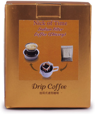NickofTime Indian Coffee (Chicory) Drip Bags Roast & Ground Coffee(200 g, Chikory Flavoured)
NickofTime Indian Coffee (Chicory) Drip Bags Roast & Ground Coffee(200 g, Chikory Flavoured)