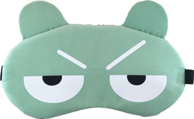 Jenna 2Line_Green Cartoon Travel Sleeping Eye Cover Blindfold(10 g)