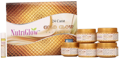 NutriGlow 24 Carate Gold Glow Facial Kit 250 g 250 g