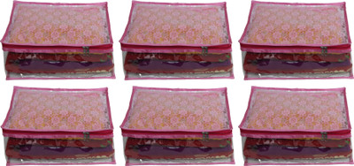 ANNAPURNA SALES Designer Designer Full Transparent 5" Height Saree Cover With Front Heavy Net Wardrobe Organizers or Garments Cover Combo Pack of 6 Pcs. PinkNS06(Pink)
ANNAPURNA SALES Designer Designer Full Transparent 5" Height Saree Cover With Front Heavy Net Wardrobe Organizers or Garments Cover Combo Pack of 6 Pcs. PinkNS06(Pink)