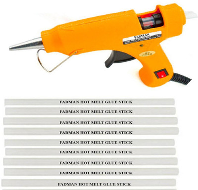 FADMAN yellow mini 20 watt on off switch with 9 hot melt sticks Standard Temperature Corded Glue Gun (7 mm) Standard Temperature Corded Glue Gun(7 mm)
FADMAN yellow mini 20 watt on off switch with 9 hot melt sticks Standard Temperature Corded Glue Gun (7 mm) Standard Temperature Corded Glue Gun(7 mm)