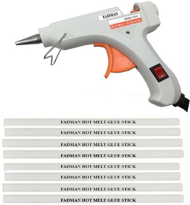 FADMAN White Mini 20 Watt On Off Switch With 8 Hot Melt Sticks Standard Temperature Corded Glue Gun (7 mm) Standard Temperature Corded Glue Gun(7 mm)
FADMAN White Mini 20 Watt On Off Switch With 8 Hot Melt Sticks Standard Temperature Corded Glue Gun (7 mm) Standard Temperature Corded Glue Gun(7 mm)