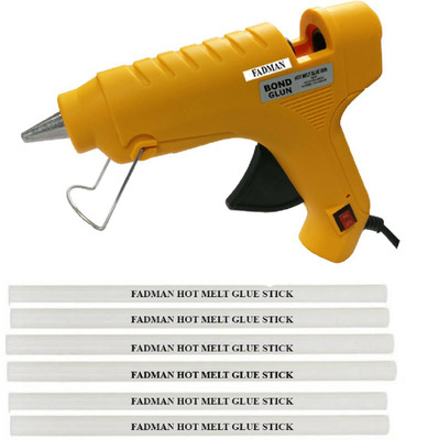 FADMAN Bond Yellow 40 Watt On Off Switch Indicator With 6 Sticks Standard Temperature Corded Glue Gun (11 mm) Standard Temperature Corded Glue Gun(11 mm)
FADMAN Bond Yellow 40 Watt On Off Switch Indicator With 6 Sticks Standard Temperature Corded Glue Gun (11 mm) Standard Temperature Corded Glue Gun(11 mm)
