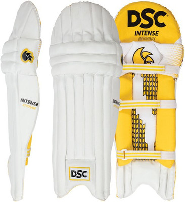 DSC DSC Batting Legguard Intense Atitude M RH Men's (39 - 43 cm) Batting Pad(White, Men)