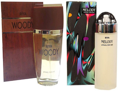 Riya MELODY PERFUME BODY SPRAY+ WOODY PERFUME BODY SPRAY Perfume - 150 ml(For Men & Women)
Riya MELODY PERFUME BODY SPRAY+ WOODY PERFUME BODY SPRAY Perfume - 150 ml(For Men & Women)
