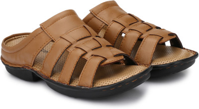 Andrew Scott Men Tan Sandals