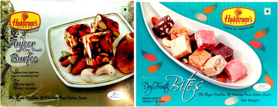 Haldiram's Anjeer Dry Fruit Burfi and Assorted Dry Fruit Bite (Combo Pack)(800 g, Box)
Haldiram's Anjeer Dry Fruit Burfi and Assorted Dry Fruit Bite (Combo Pack)(800 g, Box)