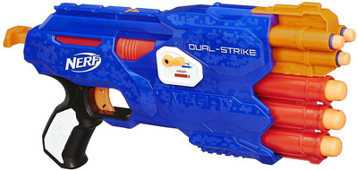 Nerf N Strike Elite Dual Strike Blaster(Multicolor)