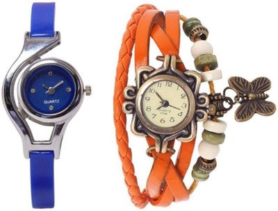 Freny Exim beautiful stylish attractive rakhi collection vintage orange dori combo watch blue belt women watch Bracelet watches Watch - For Girls
Freny Exim beautiful stylish attractive rakhi collection vintage orange dori combo watch blue belt women watch Bracelet watches Watch - For Girls