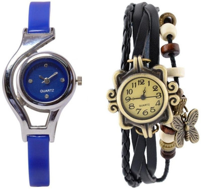 Freny Exim beautiful stylish attractive rakhi collection vintage black dori combo watch blue belt women watch Bracelet watches Watch - For Girls
Freny Exim beautiful stylish attractive rakhi collection vintage black dori combo watch blue belt women watch Bracelet watches Watch - For Girls
