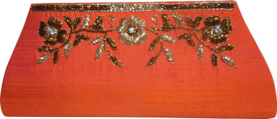 Spice Art Party Orange Clutch
