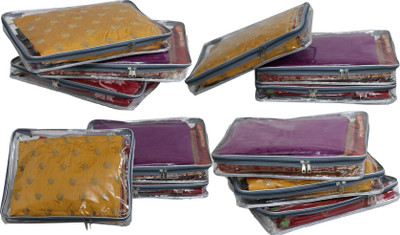 ANNAPURNA SALES Designer Designer Full Transparent 2.5" Height Small Saree Cover or Garments Covers Combo Pack of 12 Pcs. Grey2.512(Grey)
ANNAPURNA SALES Designer Designer Full Transparent 2.5" Height Small Saree Cover or Garments Covers Combo Pack of 12 Pcs. Grey2.512(Grey)
