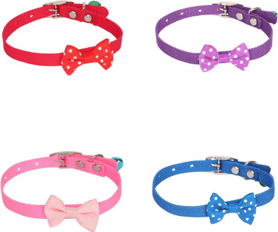 Sri High Quality Designer Adjustable Polka Dot Bow Design Nylon Collar With Bell For Puppy/Cat-1 CM Cat Everyday Collar(, Multicolor
Sri High Quality Designer Adjustable Polka Dot Bow Design Nylon Collar With Bell For Puppy/Cat-1 CM Cat Everyday Collar(, Multicolor