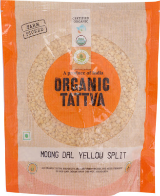 Organic Tattva Moong Dal Yellow (Split, 500 g)
