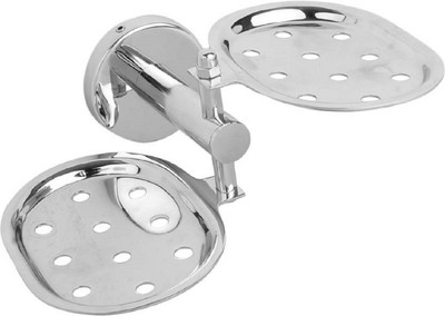 sdminterprises sdm lotus double soap dish(Silver)