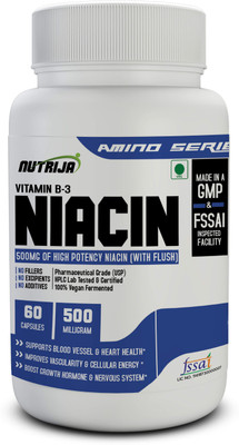 nutrija NIACIN-500MG-CAPSULES-60 Capsules(500 mg)