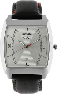 Sonata NK77064SL01 Watch - For Men