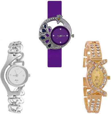 Gopal Shopcart Silver Chain Golden And PU Strap New Fresh Arrival Stylish Combo WATCHES For Woman And Girls Watch - For Women Watch - For Girls
Gopal Shopcart Silver Chain Golden And PU Strap New Fresh Arrival Stylish Combo WATCHES For Woman And Girls Watch - For Women Watch - For Girls