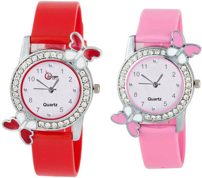 shunya SF1010-08 Red Pink diamond studded attractive butterfly stylish Combo women Watch Watch - For Women
shunya SF1010-08 Red Pink diamond studded attractive butterfly stylish Combo women Watch Watch - For Women