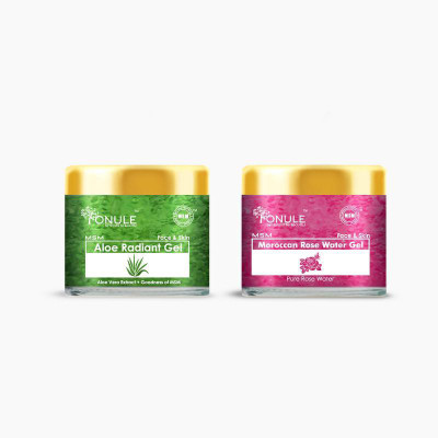 Ionule Combo Pack Of Face & Skin Gel (Moroccan Rose Water Gel & Aloe Radiant Gel)(200 g)
Ionule Combo Pack Of Face & Skin Gel (Moroccan Rose Water Gel & Aloe Radiant Gel)(200 g)