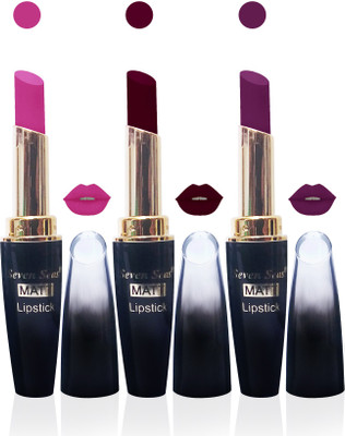 seven seas cosmetics makeup 4g matte lipstick combo set of 3 color(maroon,l pink,yellet, 15 ml)
seven seas cosmetics makeup 4g matte lipstick combo set of 3 color(maroon,l pink,yellet, 15 ml)
