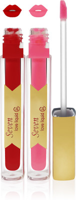 Seven 7 seas cosmetics makeup 24 h long lasting love matte liquid lipstick kiss proff non transfer color(l pink,red, 16 ml)
Seven 7 seas cosmetics makeup 24 h long lasting love matte liquid lipstick kiss proff non transfer color(l pink,red, 16 ml)