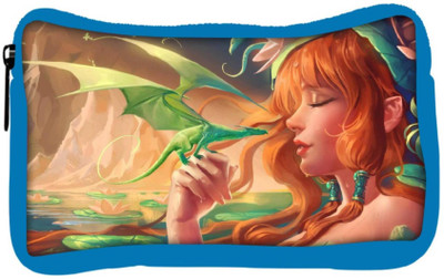 Snoogg Eco Friendly Canvas Dragon Angel Student Pen Pencil Case Coin Purse Pouch Cosmetic Makeup Bag (BLUE) Pouch(Multicolor)
Snoogg Eco Friendly Canvas Dragon Angel Student Pen Pencil Case Coin Purse Pouch Cosmetic Makeup Bag (BLUE) Pouch(Multicolor)