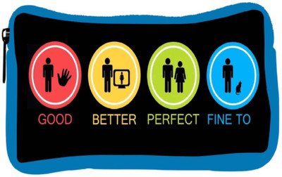 Snoogg Eco Friendly Canvas Good Better Perfect Fine Too Student Pen Pencil Case Coin Purse Pouch Cosmetic Makeup Bag (BLUE) Pouch(Multicolor)
Snoogg Eco Friendly Canvas Good Better Perfect Fine Too Student Pen Pencil Case Coin Purse Pouch Cosmetic Makeup Bag (BLUE) Pouch(Multicolor)