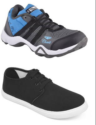 Chevit Men's Combo Pack of 2 Sports & Casual Shoes (Running & Sneakers) Running Shoes For Men(Multicolor
Chevit Men's Combo Pack of 2 Sports & Casual Shoes (Running & Sneakers) Running Shoes For Men(Multicolor