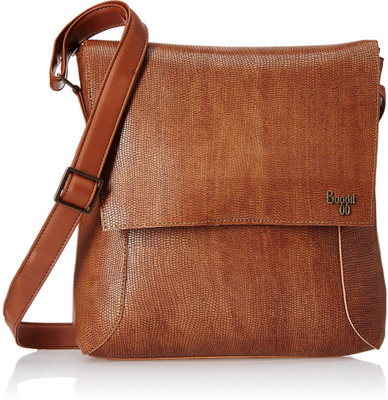 Baggit Women Casual Brown PU Sling Bag